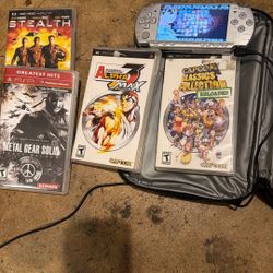 PSP With Games 