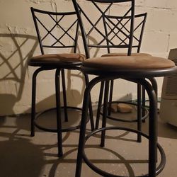 3 Barstools Bar Stool Chair