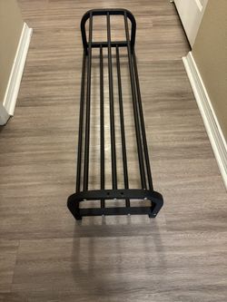 Black Metal Shoe Rack 11x13x43.5”