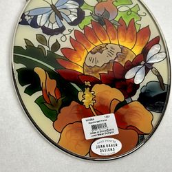 Stained Glass Art “Rain Forest Floral  7” 