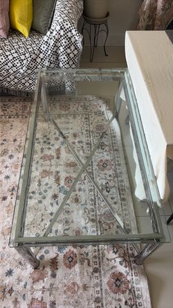 Mesa de centro vidrio