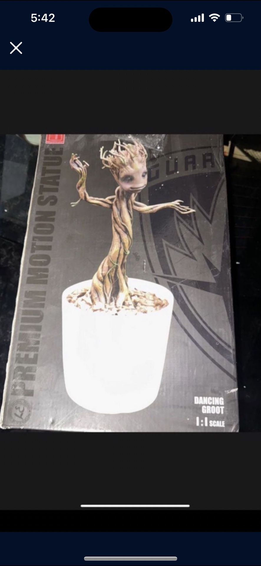 Dancing Groot 1:1 Scale, Marvel Guardians Of The Galaxy, Factory Entertainment