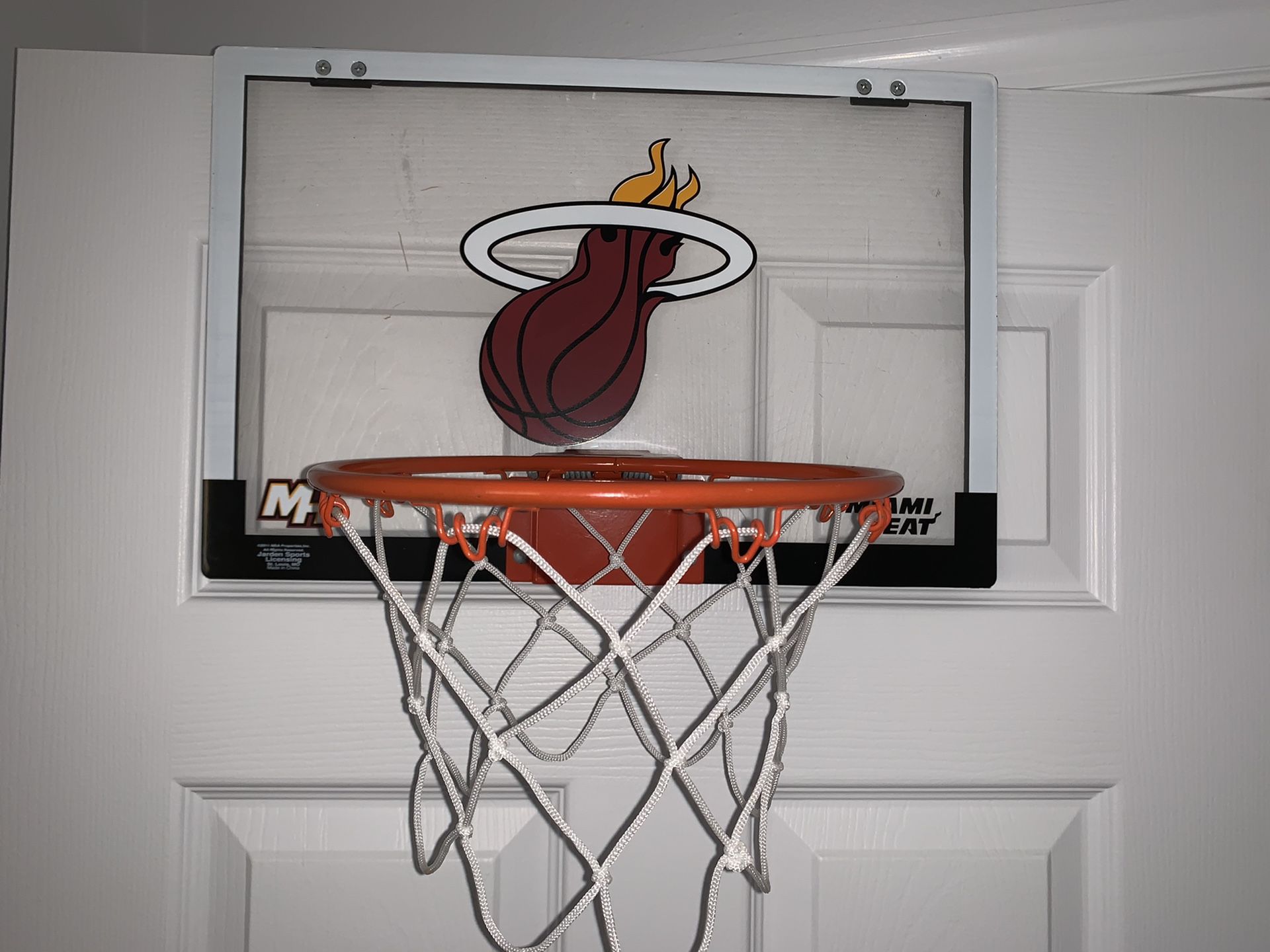 Miami Heat -over the door basketball hoop