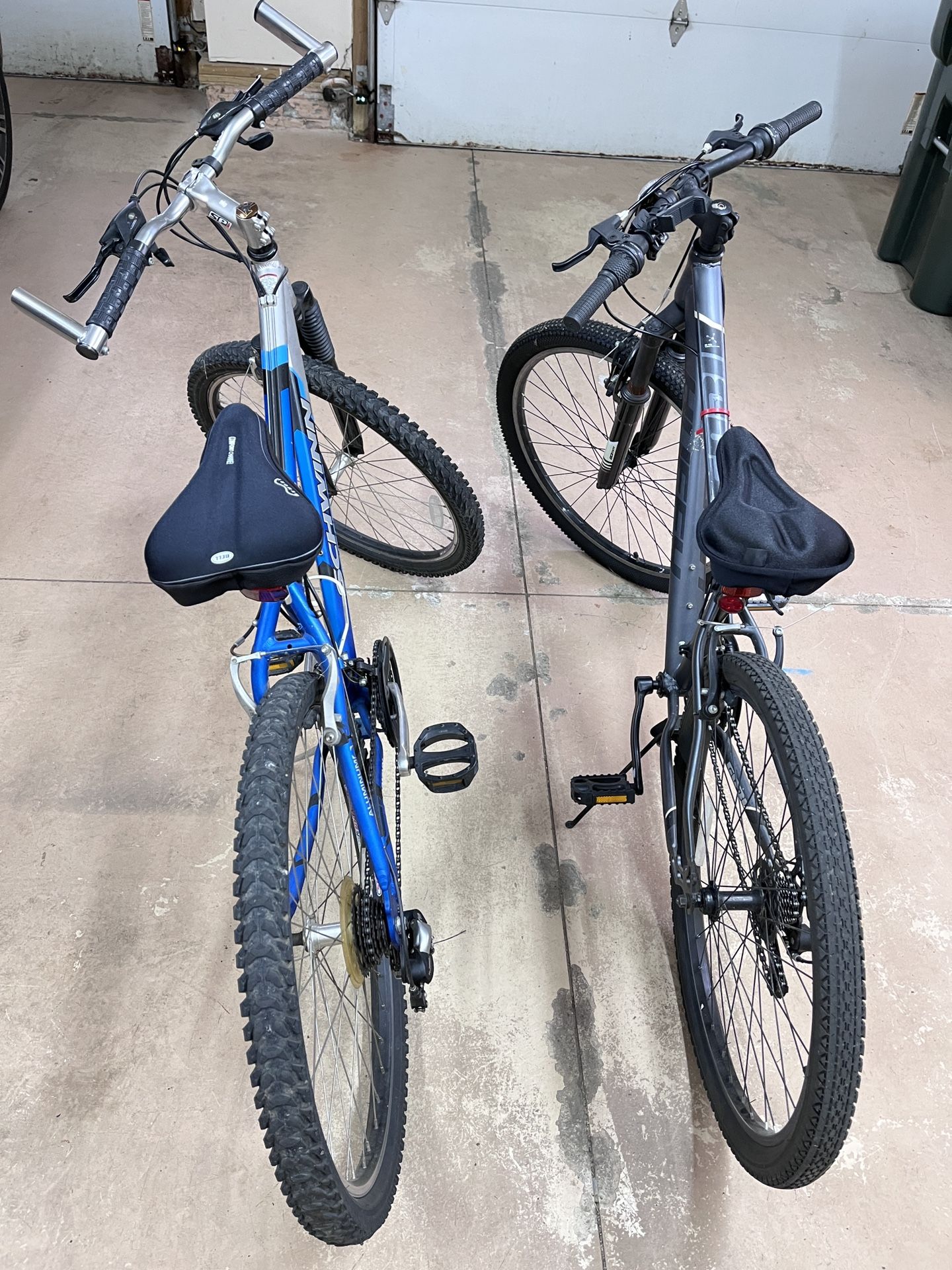 Set Of Two Mountain Bikes