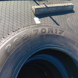 2 llantas 265 70 R17 linglong crosswind