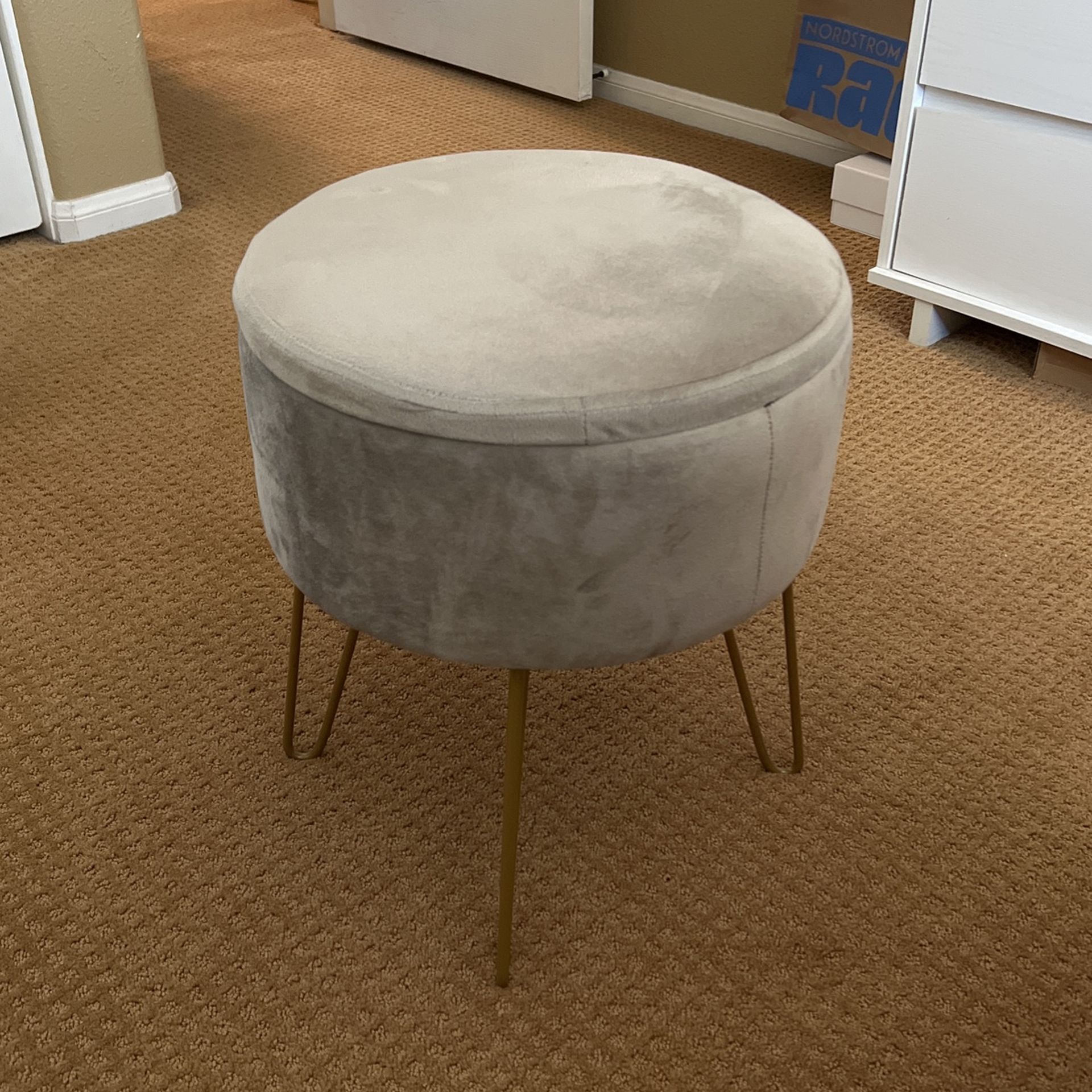 Vanity Stool with storage