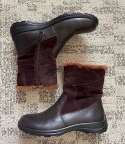 Flexus by Spring Step Fabrice boots, a leather and suede slip-on winter boot