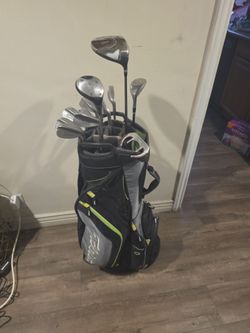 COMPLETE GOLF CLUBS SET WITH GOLF BAG (13 CLUBS)