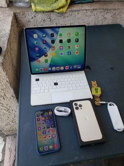 $440! Either IPAD PRO 12.9 OR $440! GOLD Edition iphone 13 pro max 256GB paid off. $250! Nike edition Apple watch 64GB all for $1,000 dollars. Cash & 