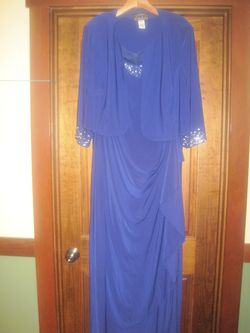 Womens Alex Evenings 22W Purple Formal Dress - $40 (Prunedale)