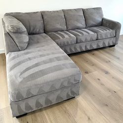GREY SECTIONAL COUCH SOFA