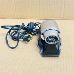 Oster Sunbeam 103-10E Professional Hand Held Massager Chrome 15 Watt WORKS. MADE IN USA