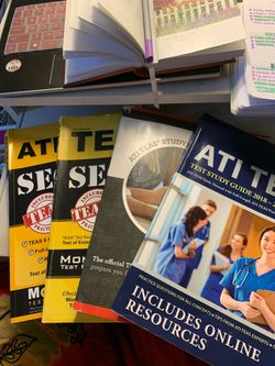 ATI TEAS (nursing entry) test prep books