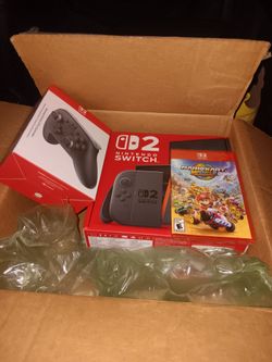 Nintendo Switch 2 Bundle with Pro Controller and Mario Kart World