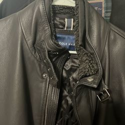 Cole Haan Leather Jacket 