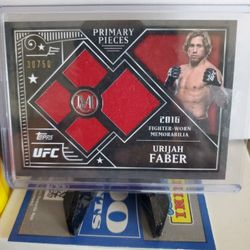 Ufc Urijah Faber Patch Card