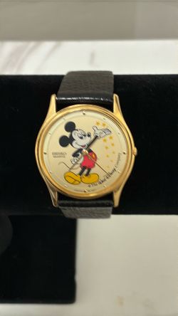 Disney Mickey Seiko watch 1/30 10k rg