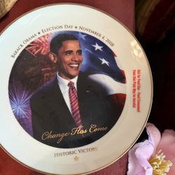 Limited Edition Obama Collectors Plate 