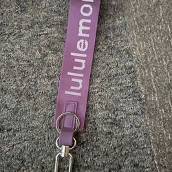 Lululemon Never Lost Keychain Purple
