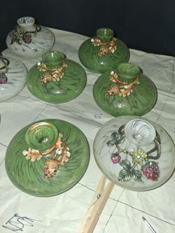 Jay strongwater art glass vases