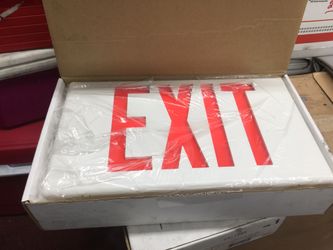 Exit signs