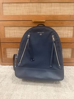 Michael Kors Navy Blue Backpack