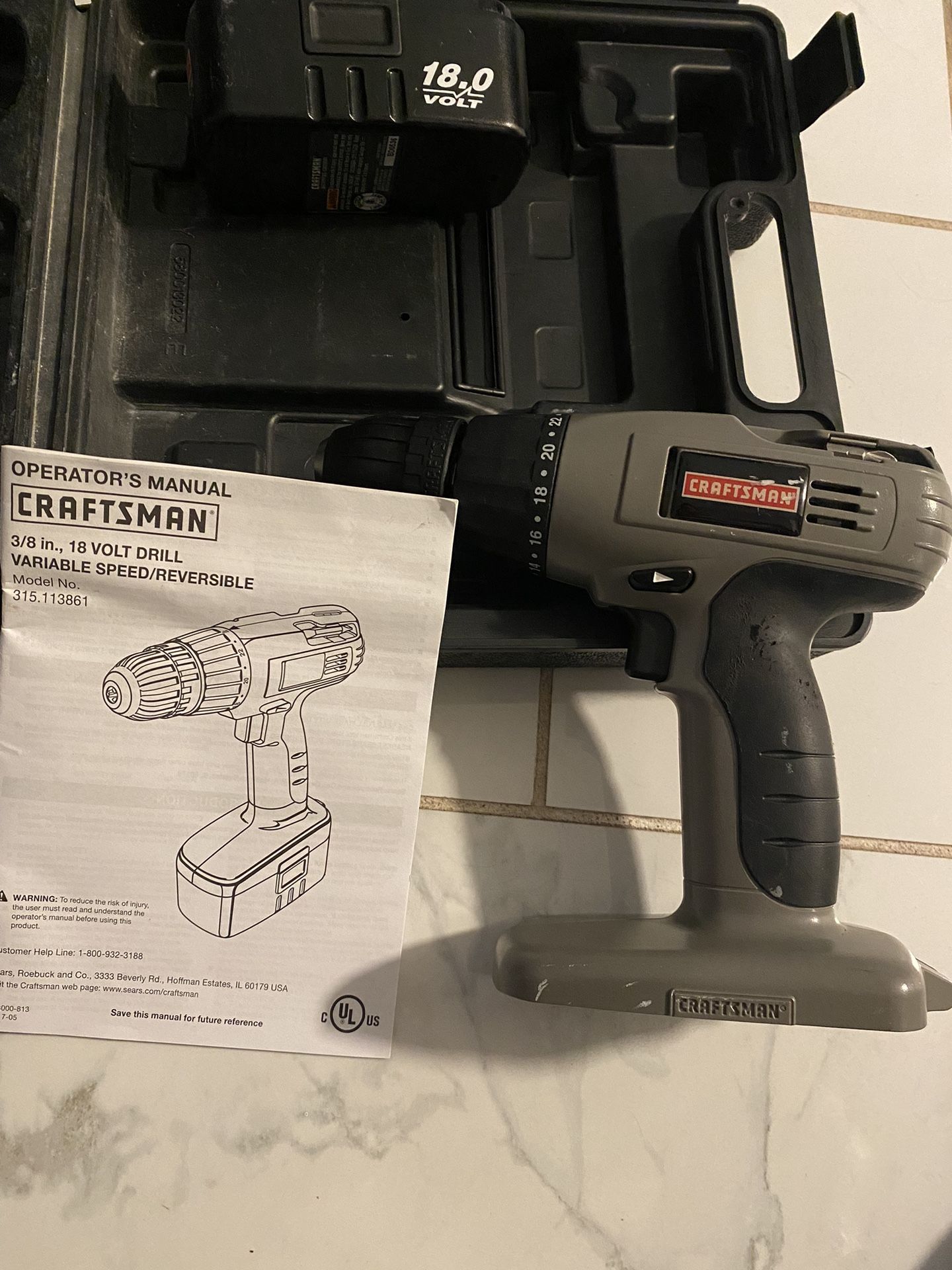 Craftsman Drill , Taladro.