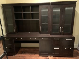 4 piece Office Set with File Cabinet Drawer - like New!