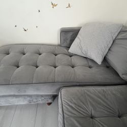 Blue Grey Small Sectional 