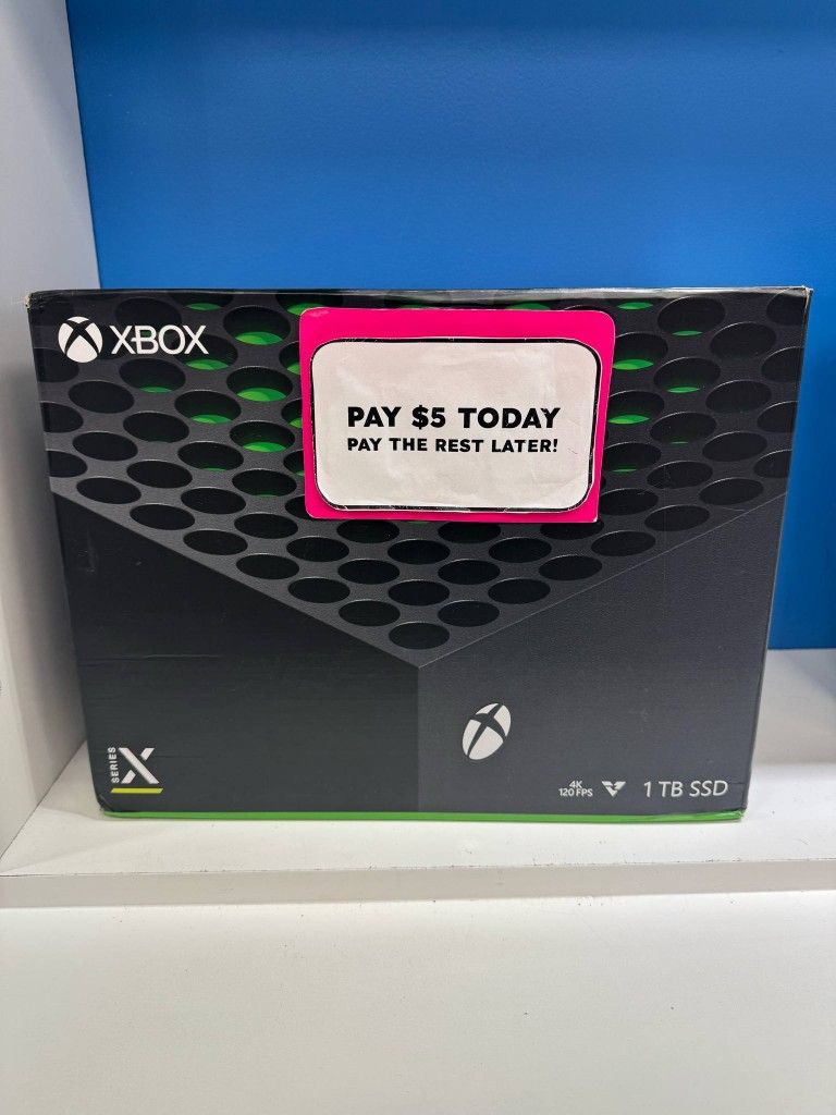 Microsoft Xbox Series X - Pay $5 and the rest later