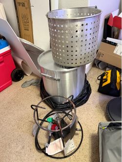 King Kooker Jet Cooker Burner or 60QT Pot – Used 3 Times