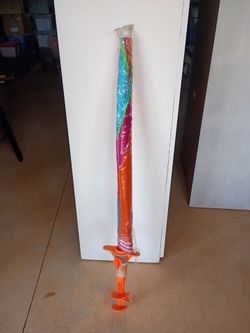 Colorful Beach Sand Auger - Orange, Turquoise, Pink