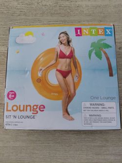 INTEX Sit 'N Lounge Pool Float Water Inflatable Swim Tube 47 in