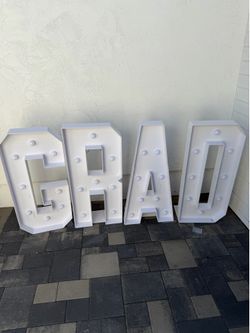 Grad letters $50