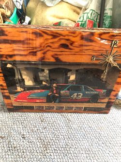 Richard petty wood clock