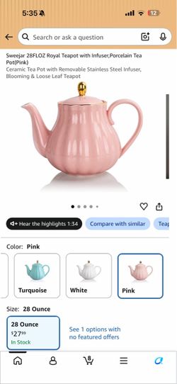 Sweejar Porcelain Tea Pot