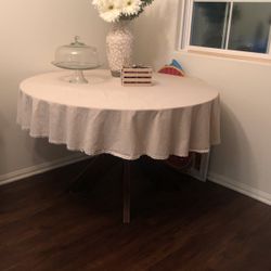 Glass Round Table
