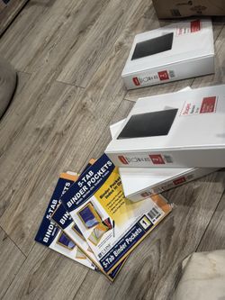 2 Inch Binders N Jackets. NEW!