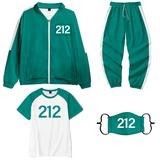 NEW SQUID GAME TRACK SUIT 212 Womens Small