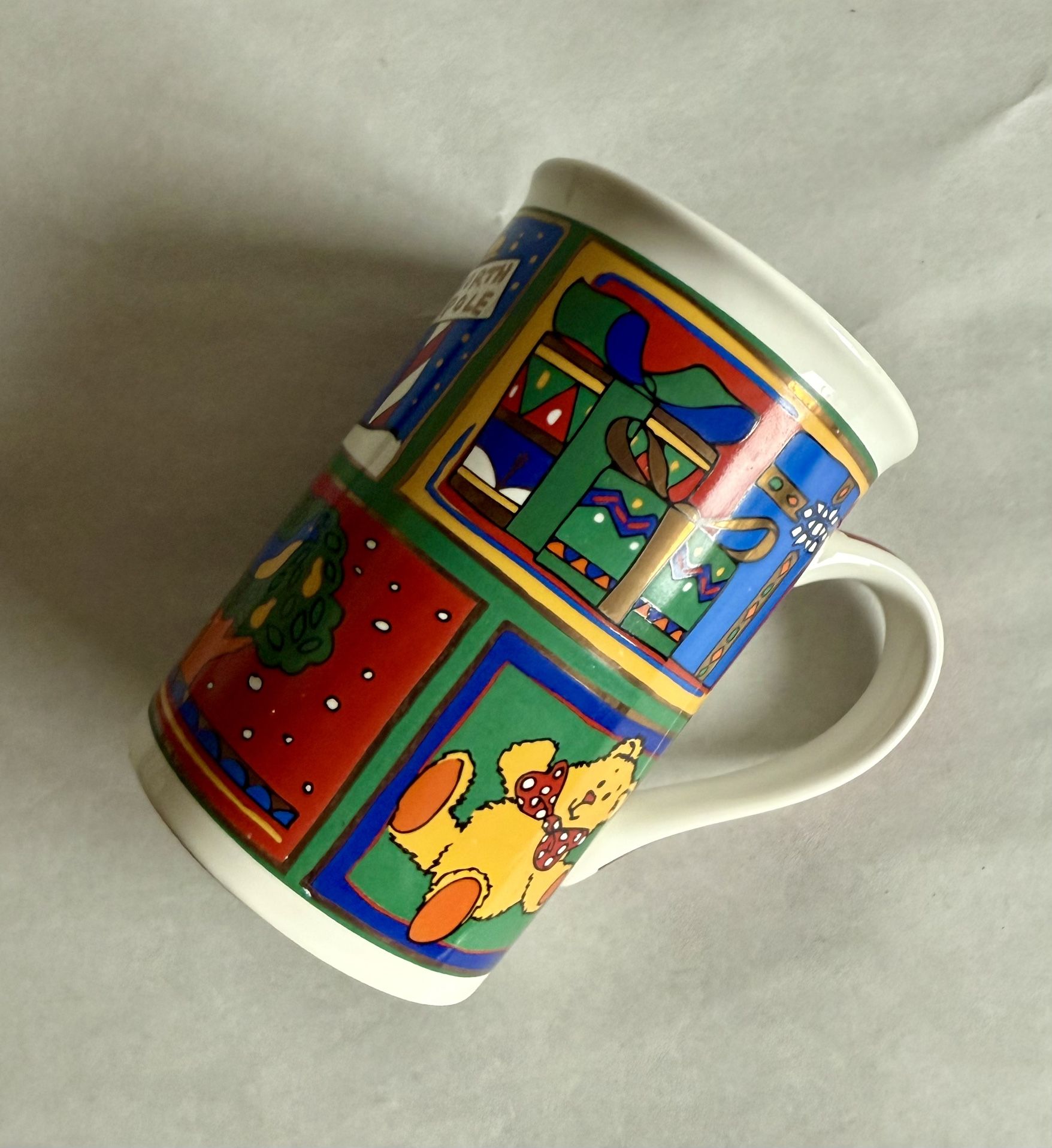 Vintage 12-oz Fire Works Limited Edition Christmas Mug 