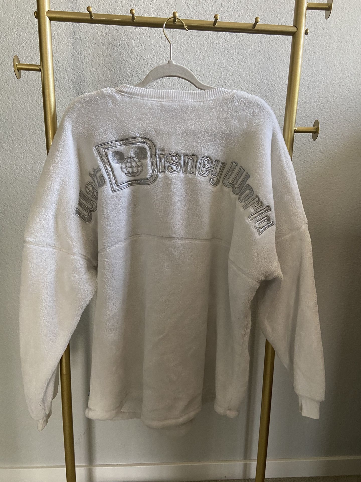 Disney World Fuzzy Jersey Oversized Sweater XL