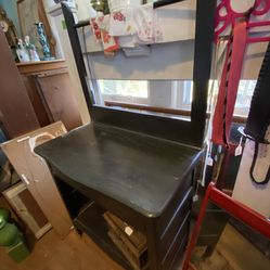 Antique Wash Stand Solid Wood