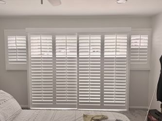 Interior Wood Shutters- Custom, Plantation, Professional Installation, Licensed Company, Window Treatments & Coverings, Persianas De Madera, Espanol