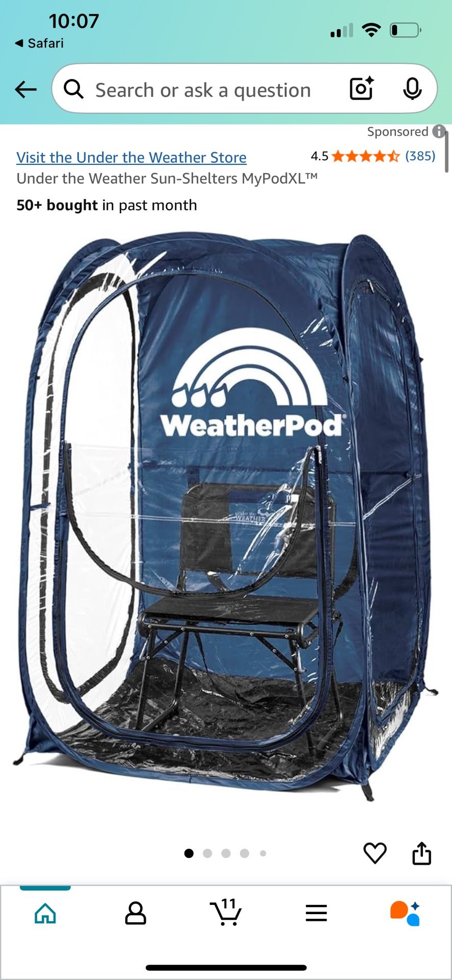 Under The Weather Sports Pod