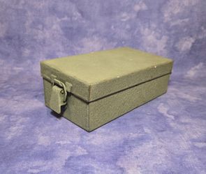 Metal Utility Storage Box with Hinged Lid