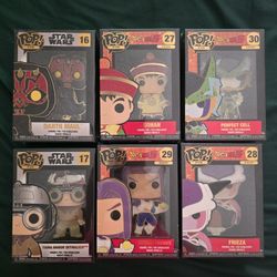 Funko Pop Enamel Pins