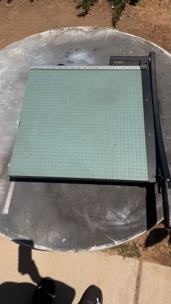 Antique paper cutter