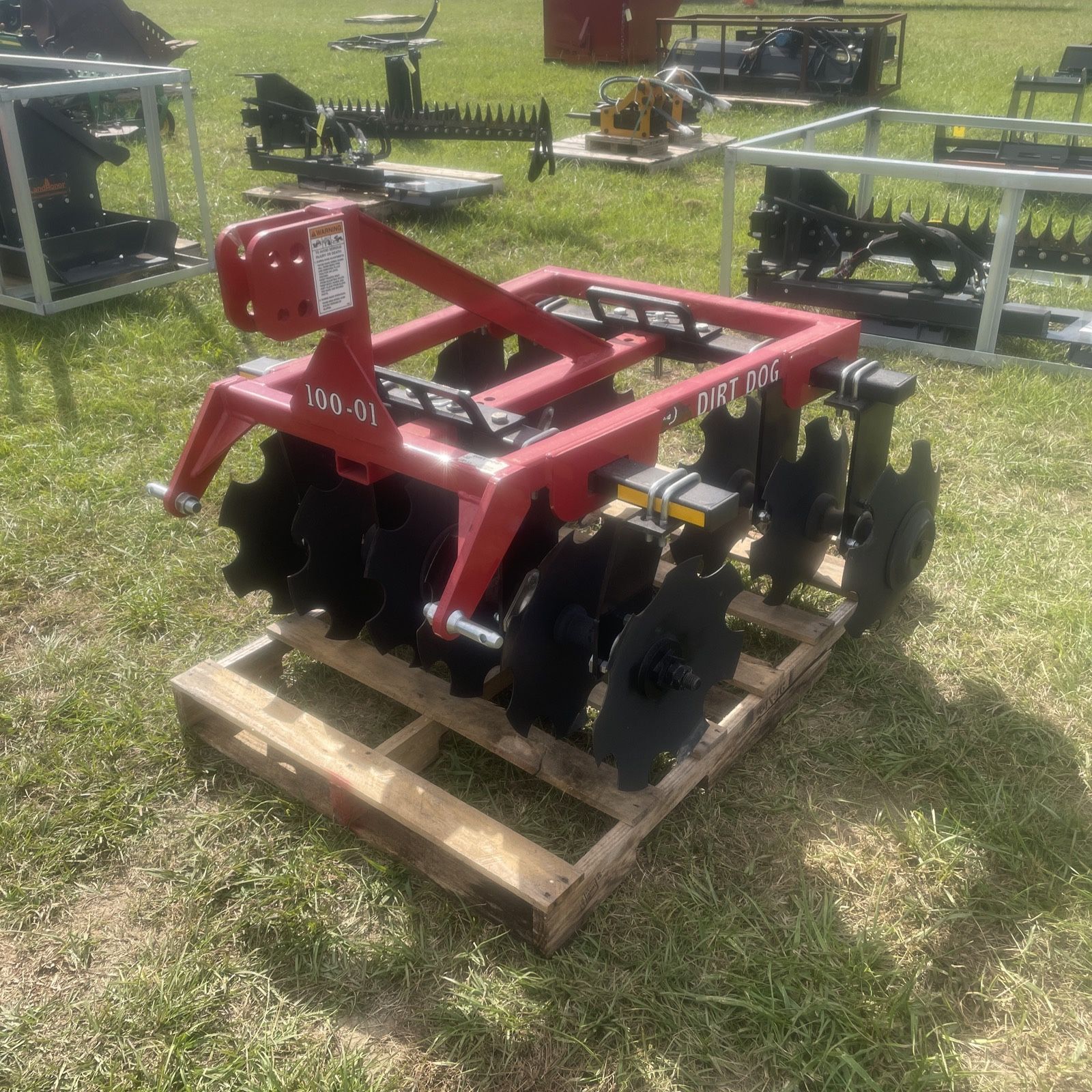 dirt dog 100-01 disc harrow