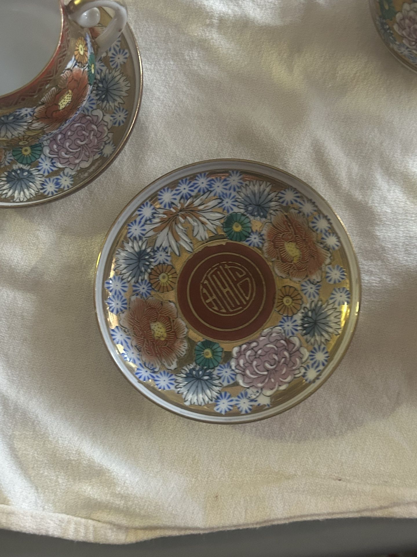 Vintage Floral Porcelain Tea Set