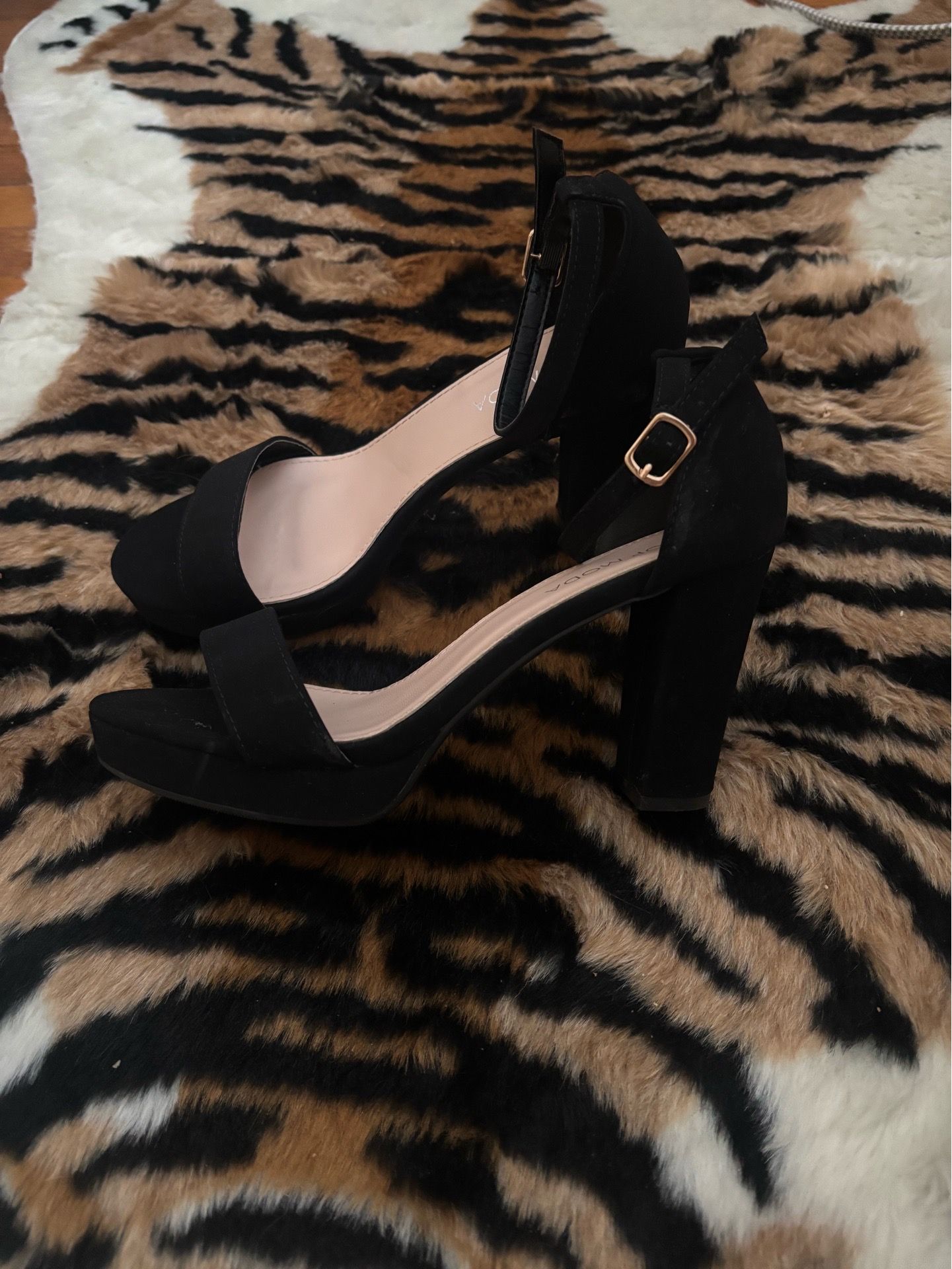 Black heels